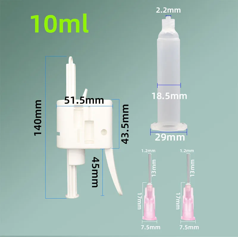 10CC Solder Paste UV Mask Oil Booster Manual Syringe Structural Adhesive Glue Gun