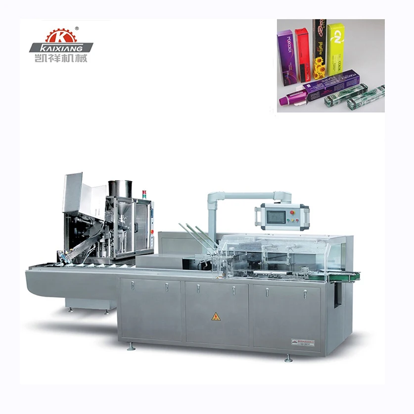 KXZ-100B small bottle cosmetic cartoning machine automatic high standard box packaging machine