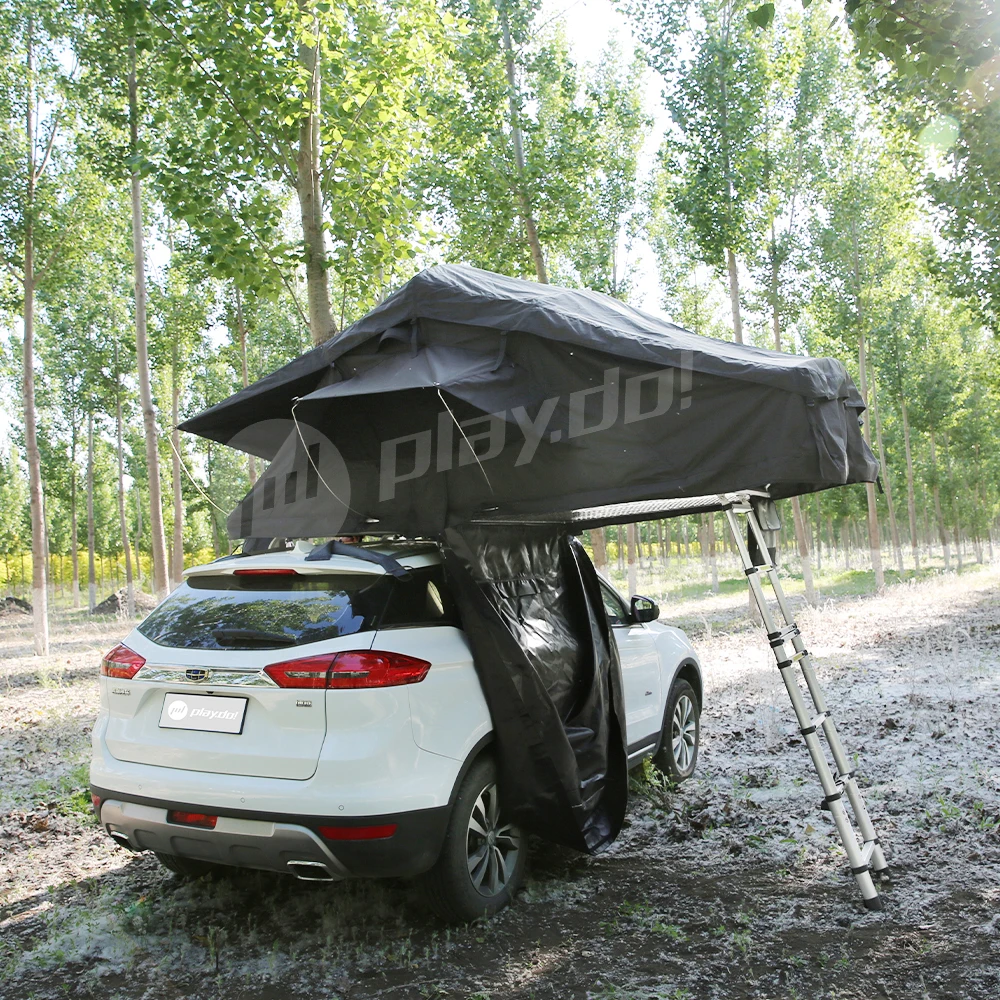 Unistrengh 4x4 car camping rooftop tent 4 person waterproof vehicle roof top tent for curved roof