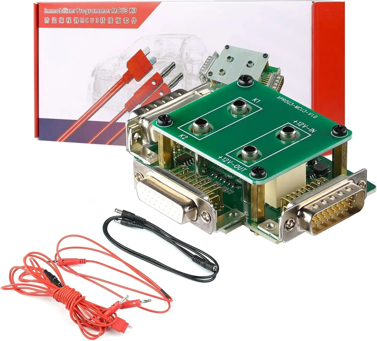 LAUNCH X-431 MCU3 Immobilizer Programmer Kit for X-PROG3 GIII Work for Mercedes-Benz All Keys Lost and ECU TCU Reading