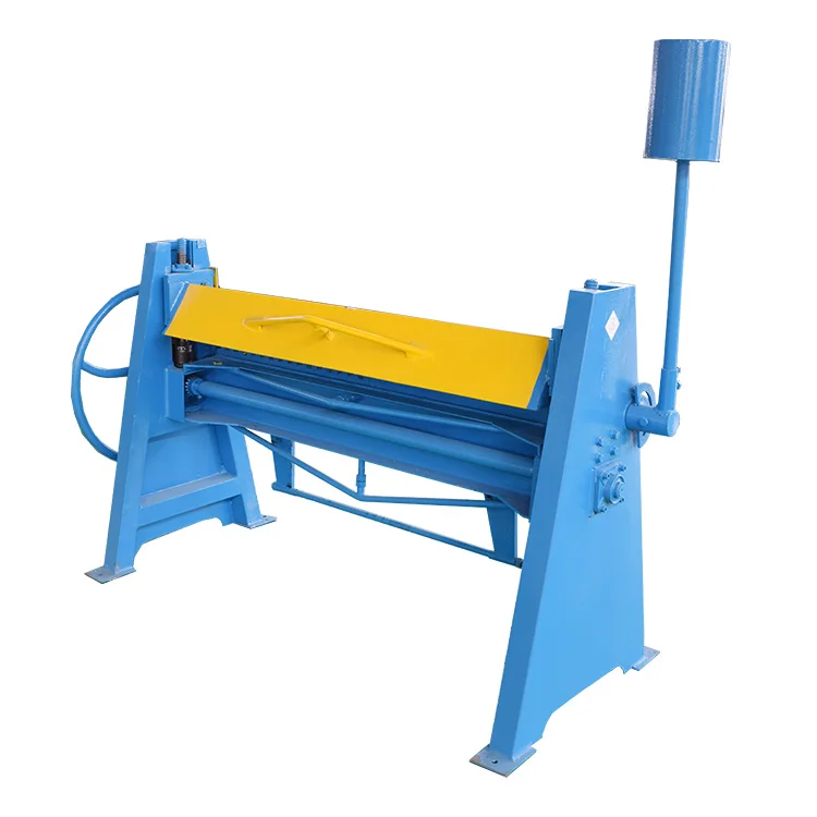 hot sale manual ventilation HVAC air duct folding / pneumatic flange folding machine