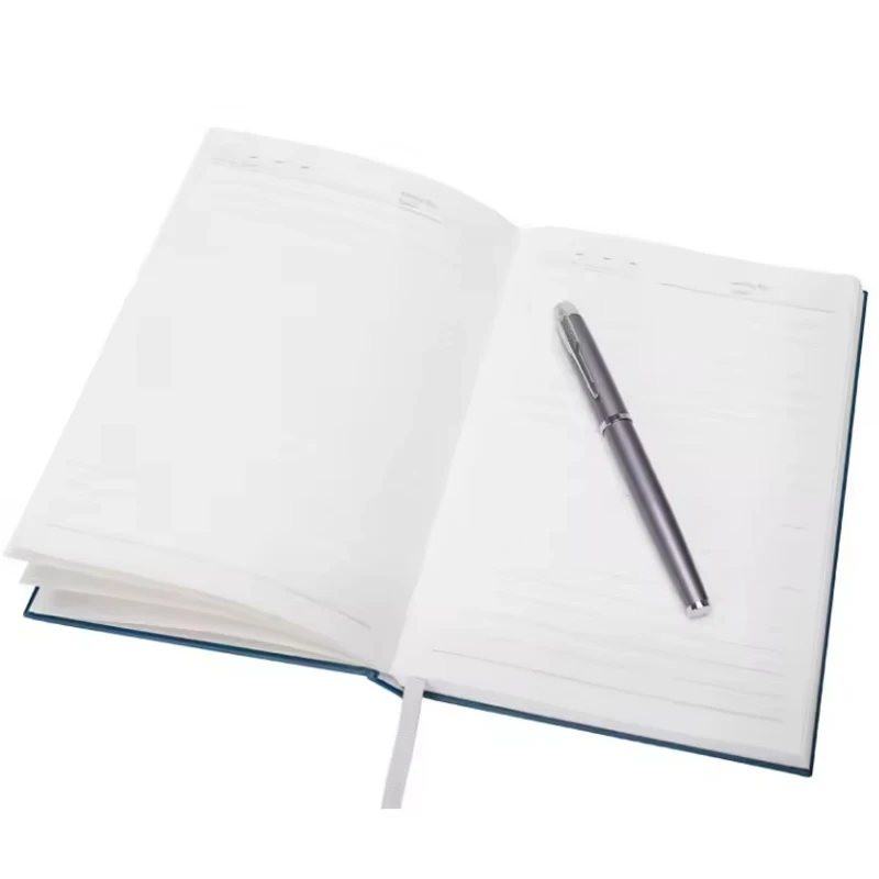 HK A5 notebooks customizable high quality pu leather notebook diary with pen and box and usb gift set