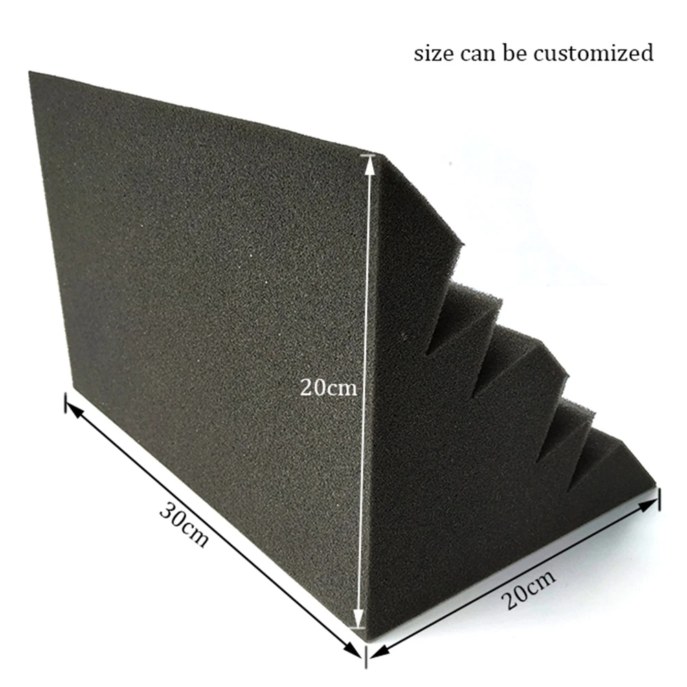 Professional 7 X 7 X 12 Inches Studios Vocal Booths Bass Trap Foam Panels
