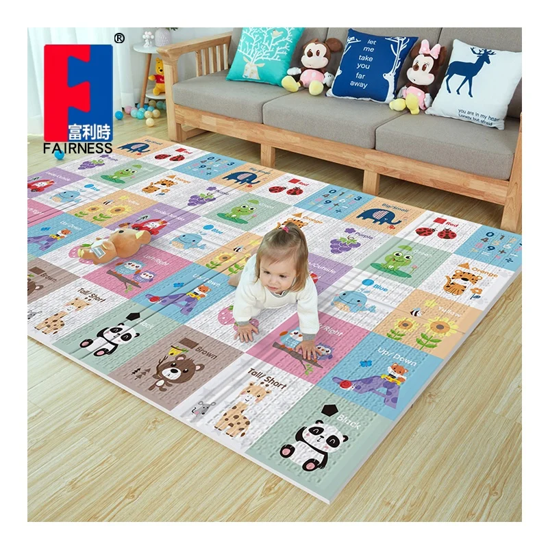 Fairness Kids 200cm*180cm Multi Life Home Foam Play Mats Education Outdoor Crawling Mat Non Toxic XPE Baby Play Mat