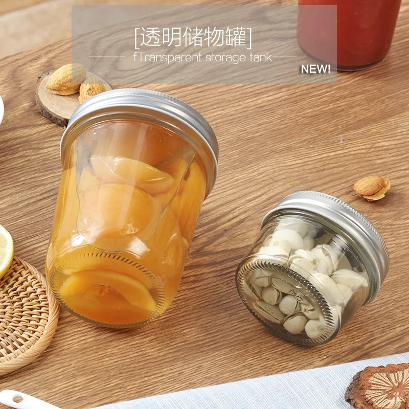 100ml 200ml 300ml 400ml 500ml glass caviar jar chili paste glass bottle glass canned food bottles