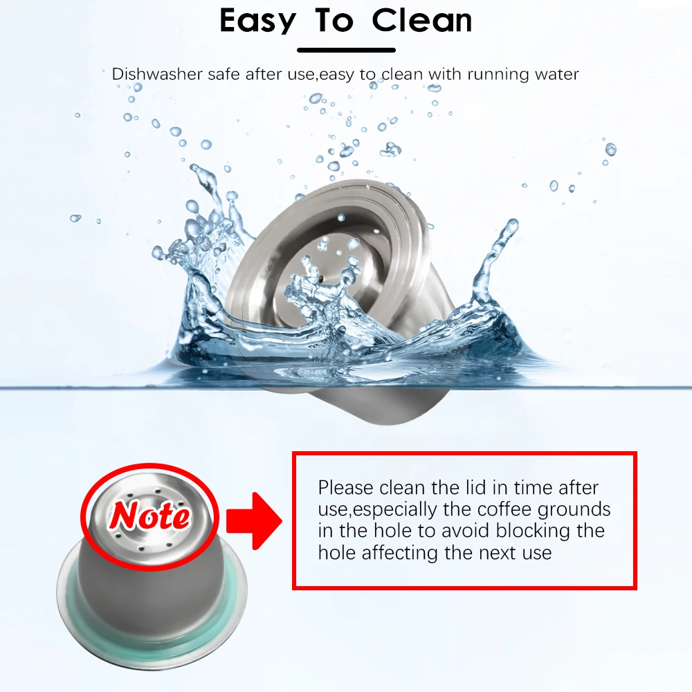 Электронная коммерция сладкие пустые кофейные капсулы из нержавеющей стали многоразовые инструменты для NESPRESSO аксессуары домашнего офиса кафе