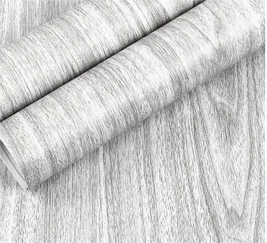 UDK   Wood Stripes Grain Peel and Stick Self Adhesive Waterproof DIY PVC Vinyl Film Furniture Wall Decor Wallpaper