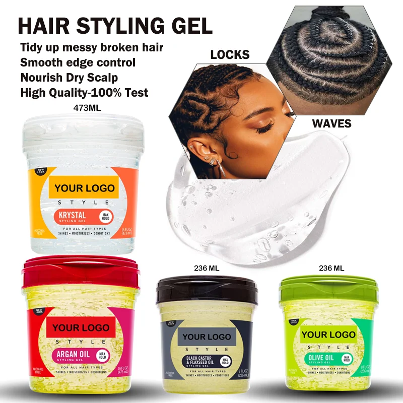 Сильный гель для волос