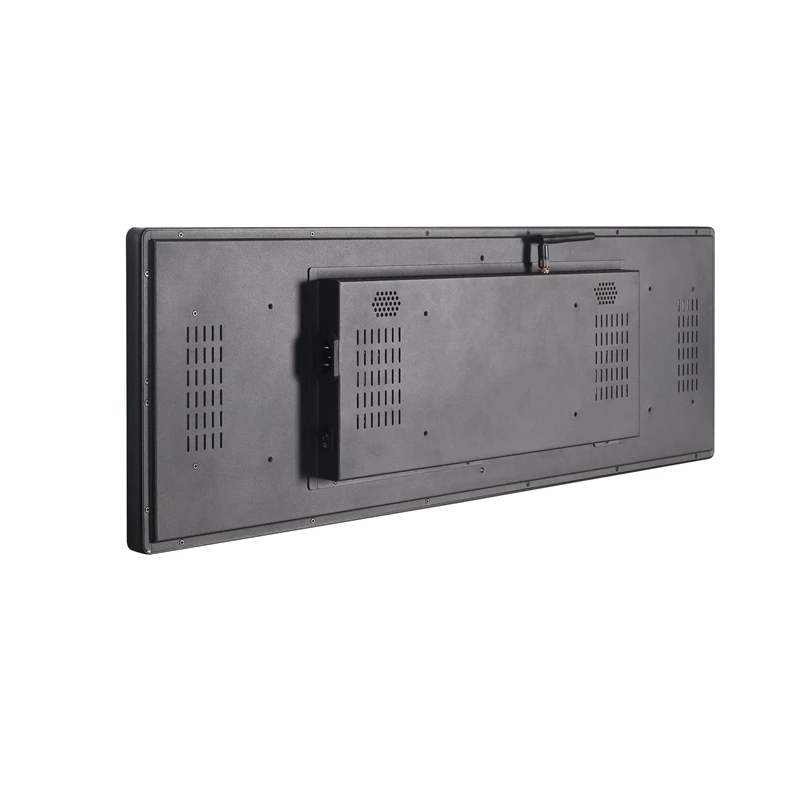 28.6 Inch Shelf edge stretched bar LCD display supermarket video player lcd panel screen stretched bar display
