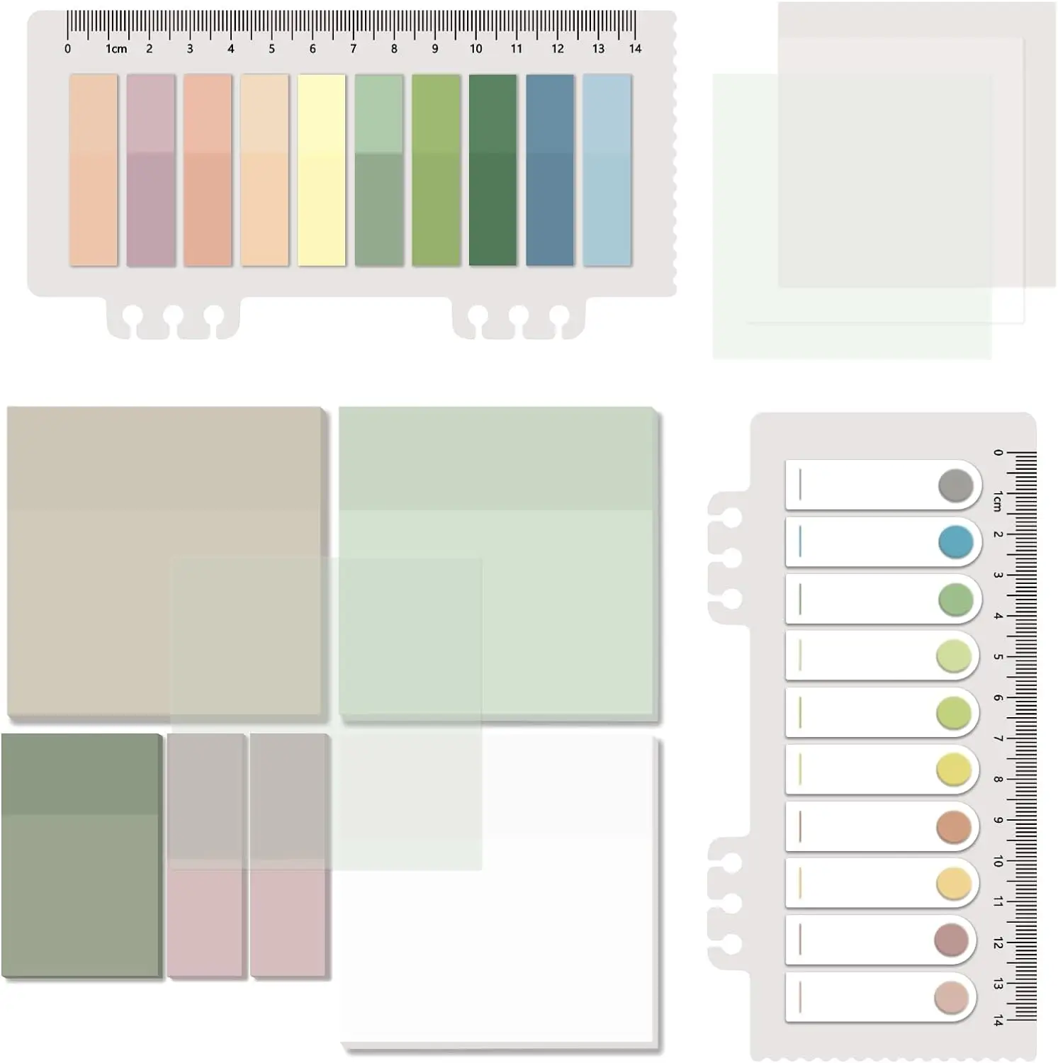 60 Colors Acceptable Custom Logo Convenient Page Markers Memo Pads Index Sticker Book Tabs Annotation Morandi Sticky Notes