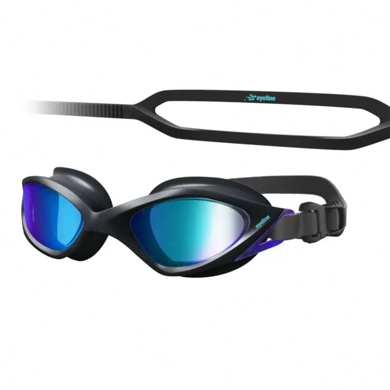 China Factory Anti-Fog Swimming Match Goggles Glasses for Adult