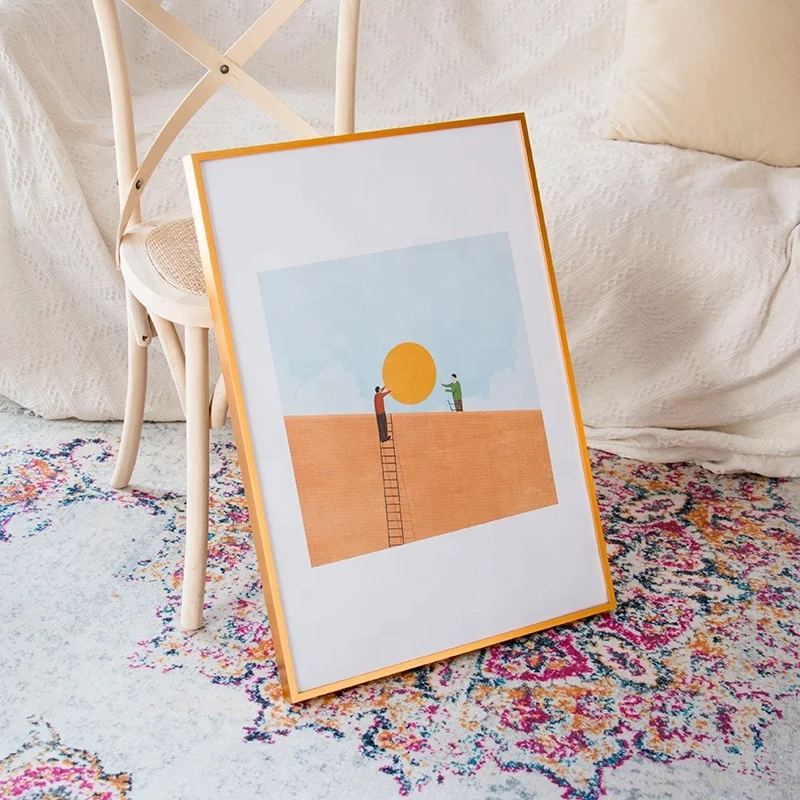 Hot Sale Modern Silver Lightweight Metal Photo Frames 80x120