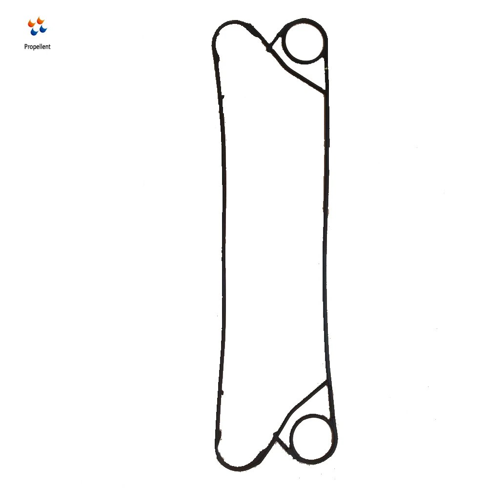 API Sigma 13 Customized High Temperature Resistance Plate Heat Exchanger Gasket For Heat Pumps