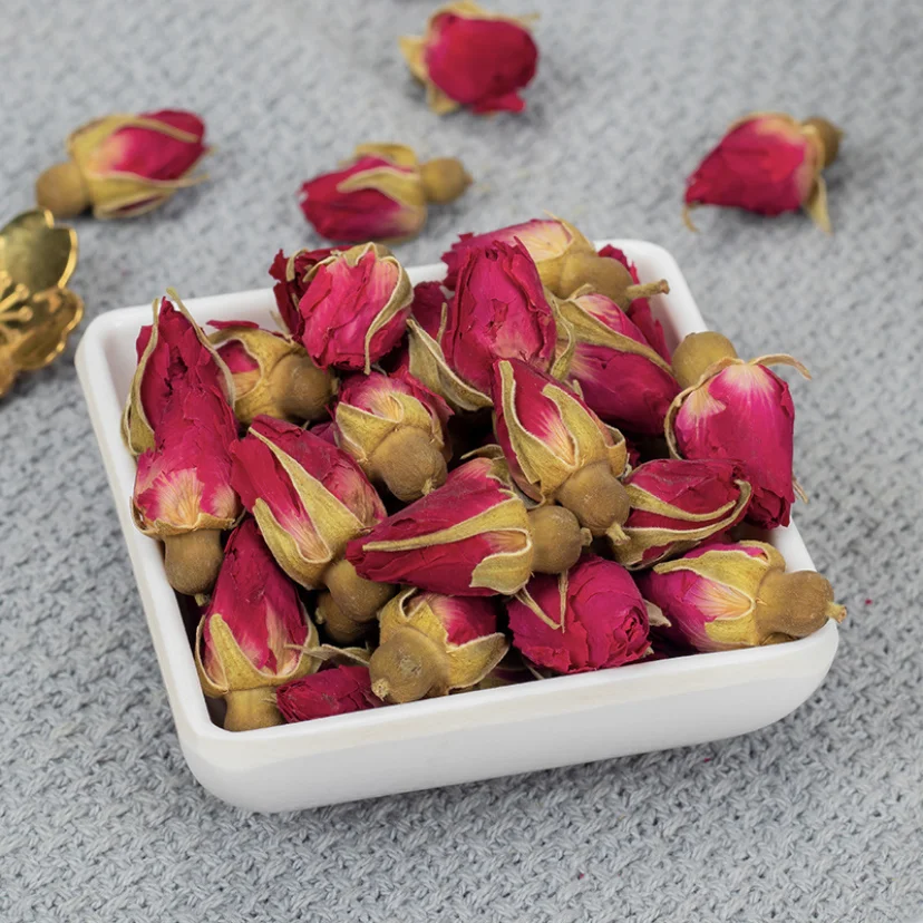 Chinese flower tea organic natural dry dried freeze flower rose  buds tea