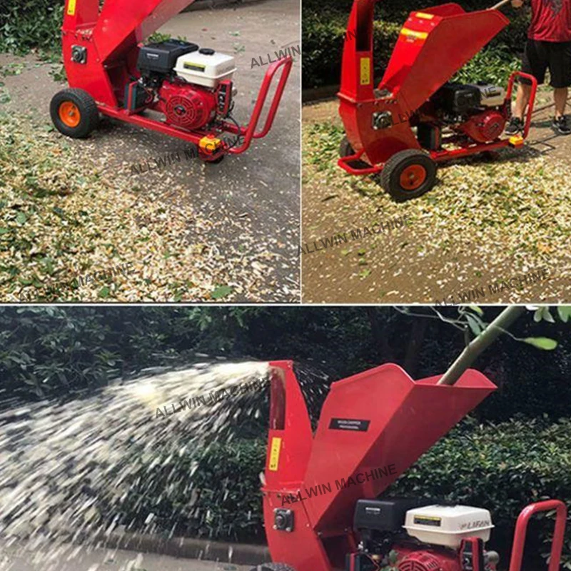 Self Feeding 15HP Wood Branch Chipper for Garden and Farm Wood Chipper for Tractor