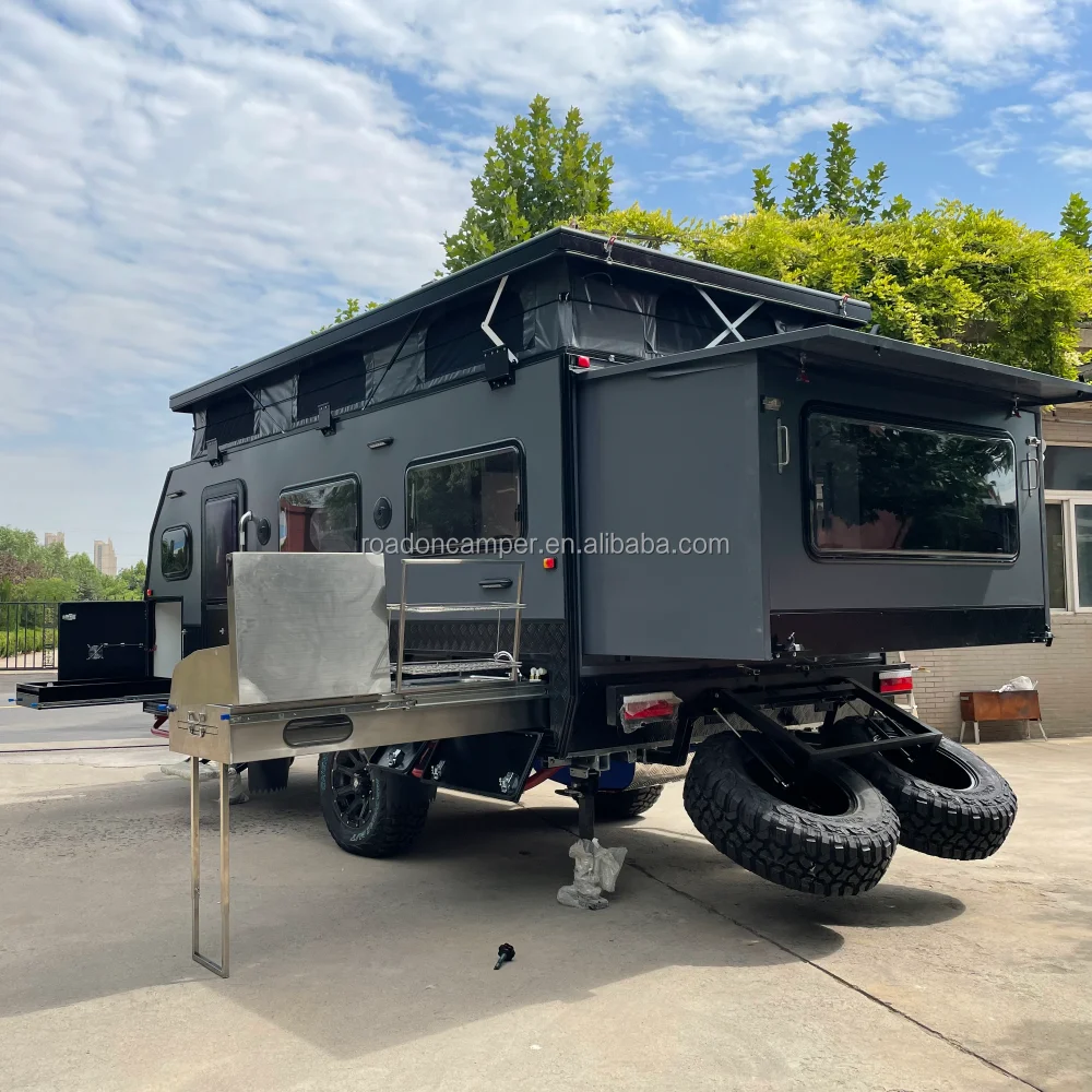 New Best-Selling Overland Trailer Camper Caravan Travel Trailer Pop up caravan