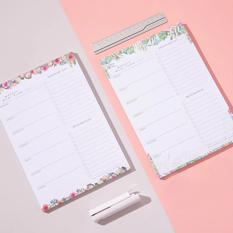 A5 Cheap Custom Logo Printed School Office Planner Note Pads To Do List Paper Shopping List Notepad