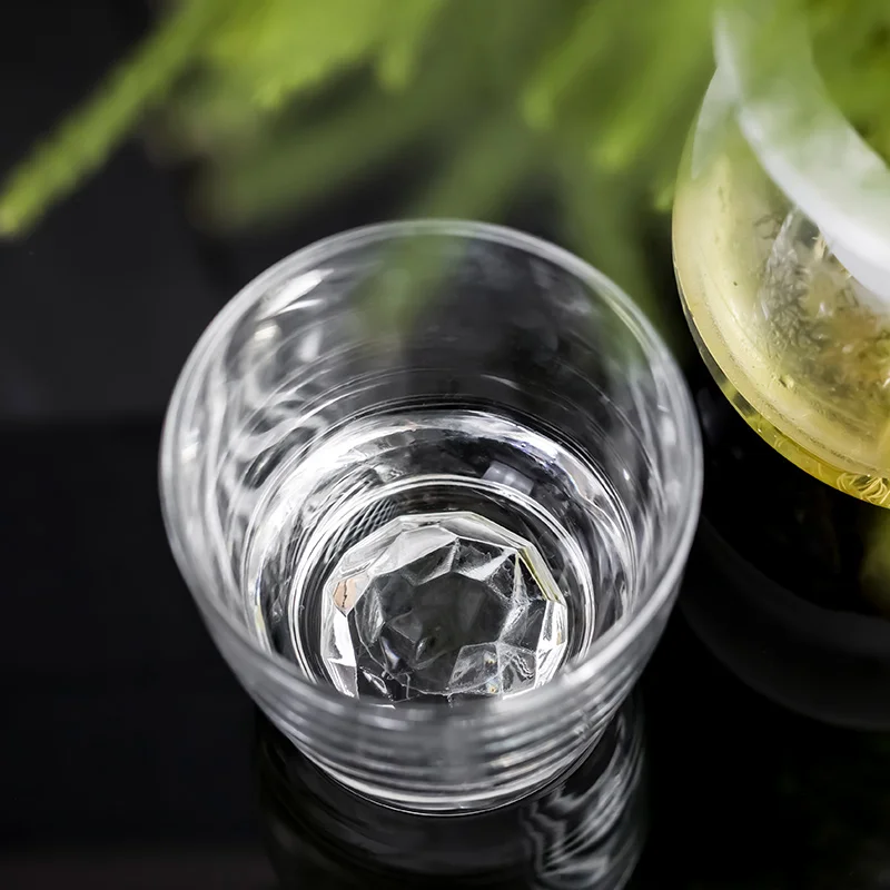 330ml New Modern Style Barware Ice Ball Wholesale Sublimation Rock Crystal Clear Whisky Glass Cup