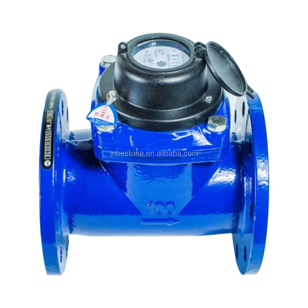 Made in China Bestone DN100 4inch stainless steel cover big flow water meter /Removable water meter