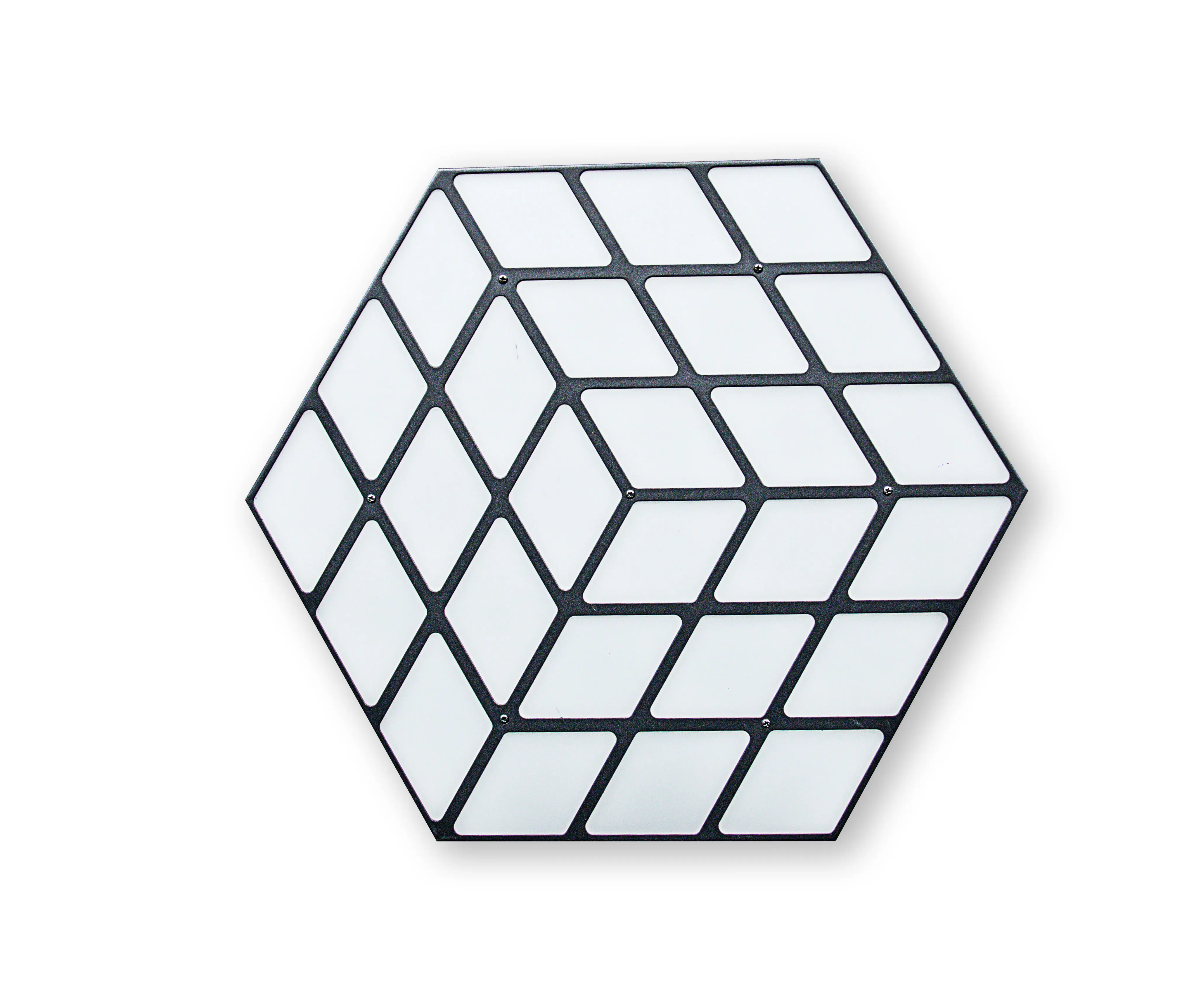 DMX 3D видение Шестигранная Светодиодная панель DJ Бар Кубик Рубика RGB 3 в 1 светодиодное сценическое освещение