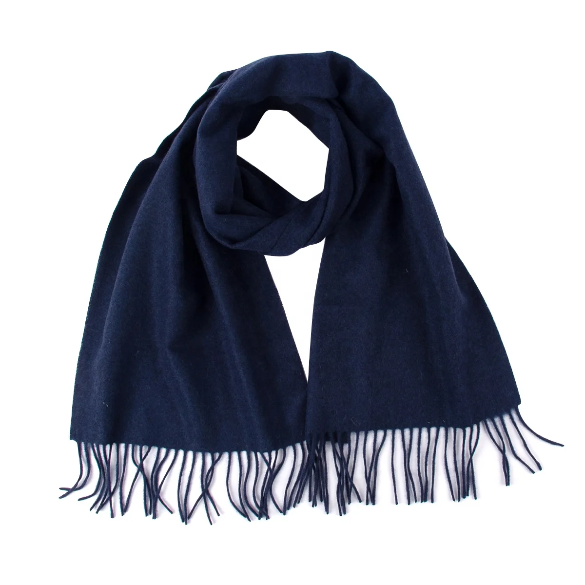 Оптовая продажа, однотонные женские шали, зимний кашемировый шарф из пашмины, чистый шарф с кисточкой