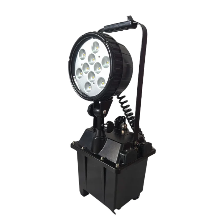 DC24V Outdoor Portable Work Light Rechargeable Battery Explosion Proof Movable LED Working Lamp
