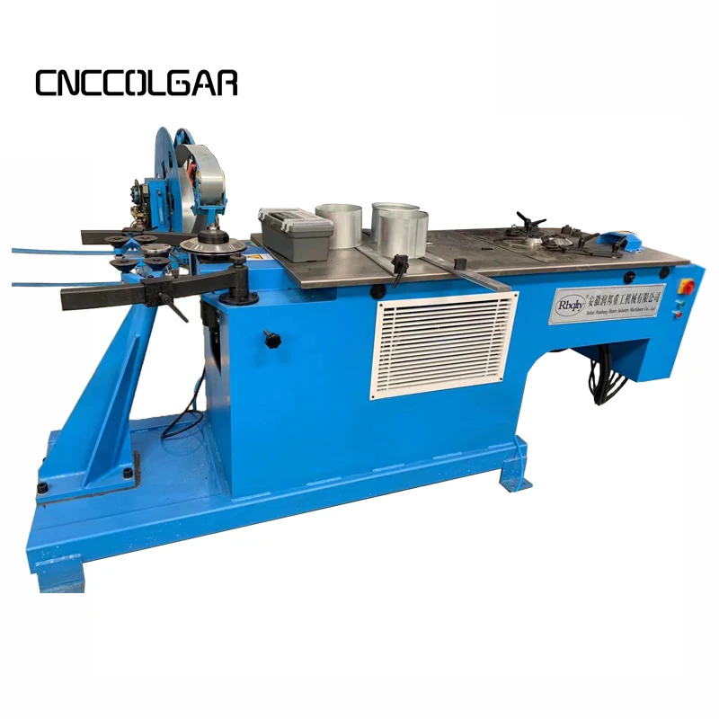 Round air pipe Duct automatic elbow machine Stainless Steel Elbow Forming Machine