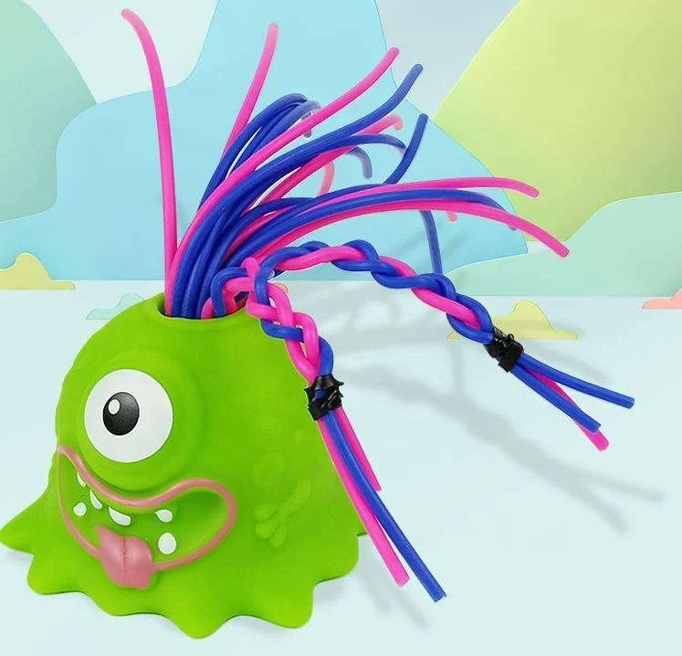 Popular pull its hair stress relief toys screaming monster fidget toys