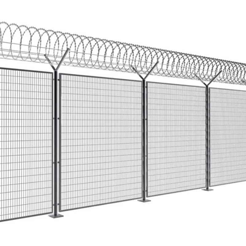 358 Anti Climb Fence Clear View High Security Galvanized Panels Clear Vu Prison Airport Prison Fencing Panels Waterproof