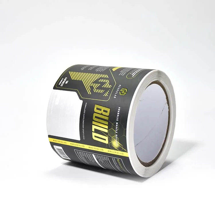 Custom Logo Printing Label Waterproof Vinyl Bottle Packing Label sticker For Glass Bottles