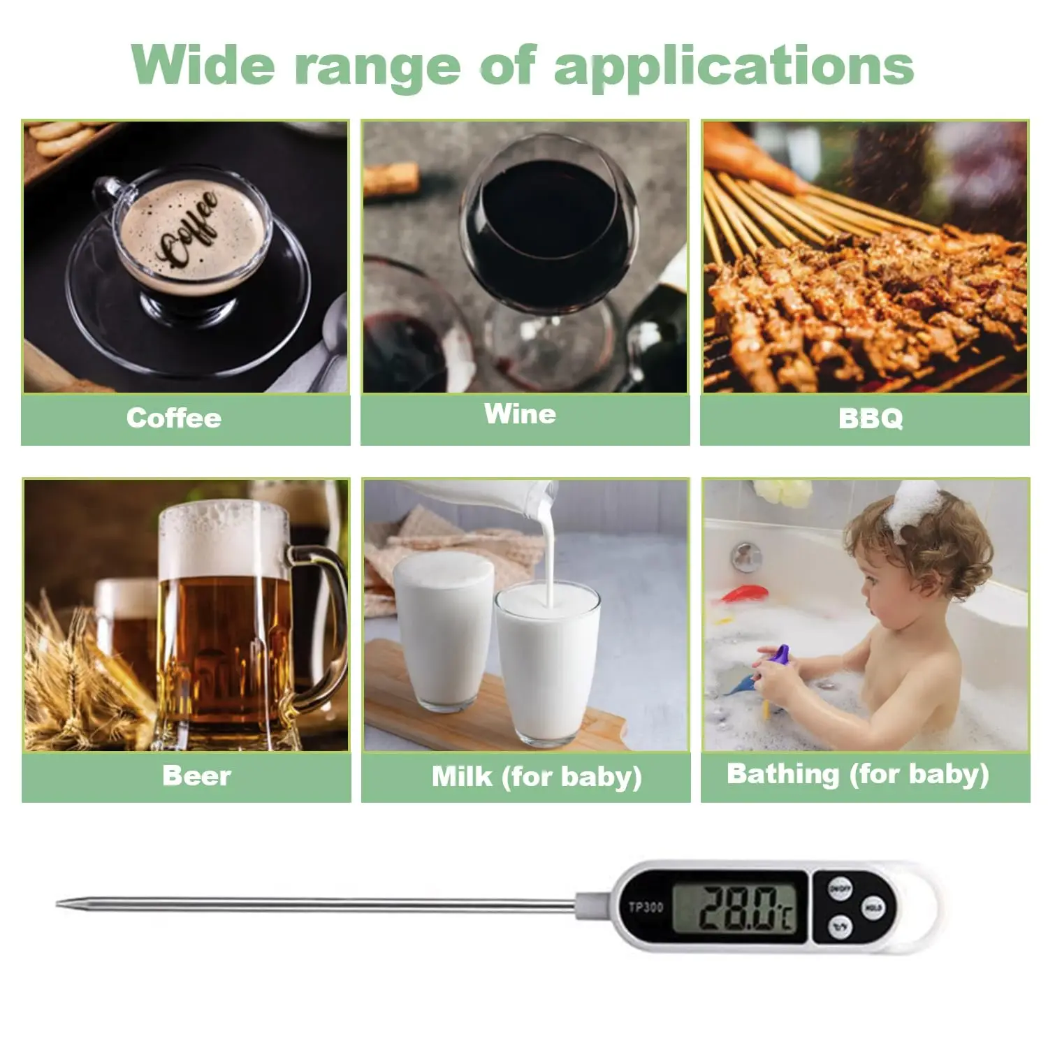 Ten-in-One Water Test Pen for TDS/EC/PH/Salinity Conductivity Measurement Industrial Salinometer
