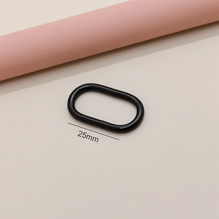 Metal Garment Accessories Round Rings Iron Oval O Ring Wedding Ring For Handbag