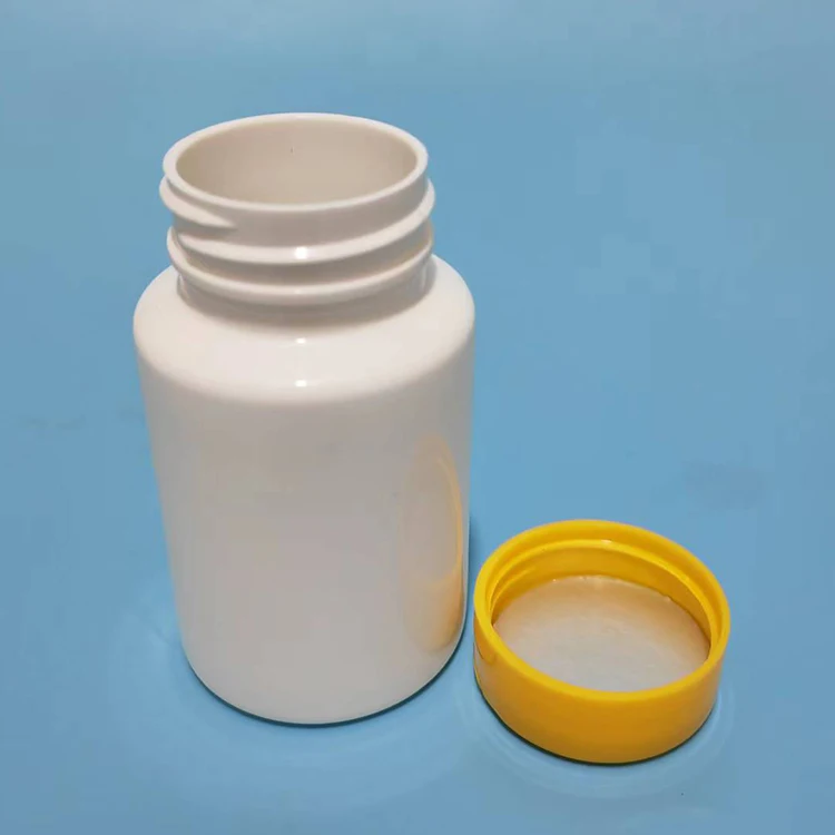 High quality HDPE square shape big diameter 700ml plastic medicine pesticides bottle