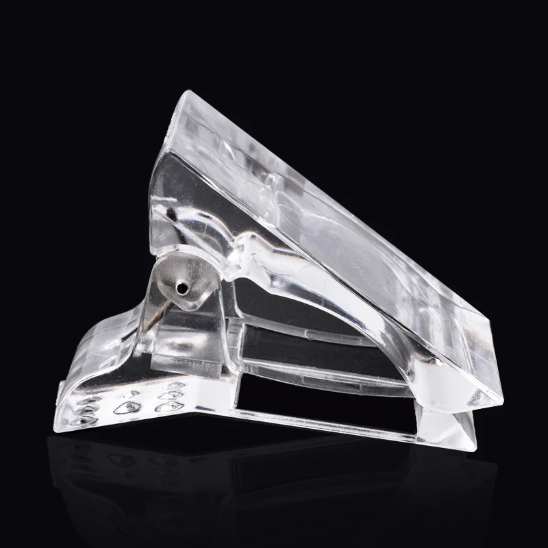 1Pcs Plastic Nails Mold Holder Fashion Transparent Nail Clips Accessories 2023 Extend the Glue Shaping Clip All for Manicure