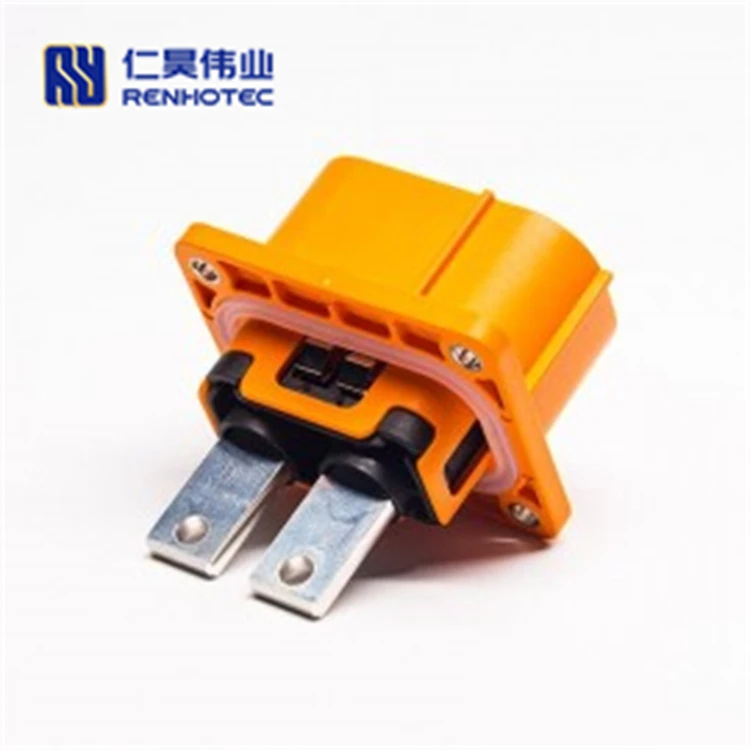 Hvil Safety Locked High Voltage New Energy Lithium-Battery Ip67 Electrical 2pin 2.8mm Plastic Socket Connector