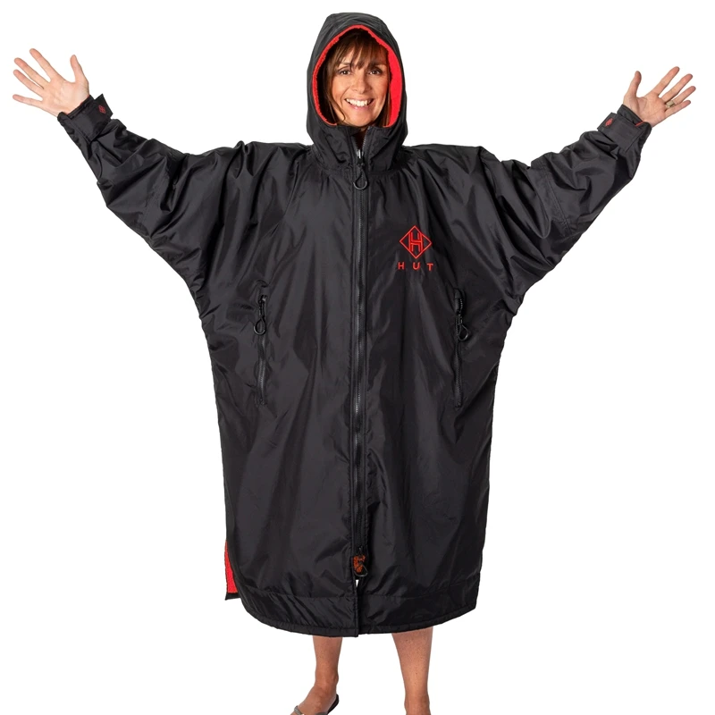 Waterproof Dry Robe Change Coat Windproof Oversized Surf Poncho with