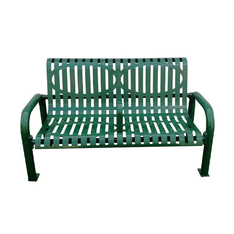  design outside urban street black 2 3 seater outdoor patio modern long metal steel garden public seating bench for