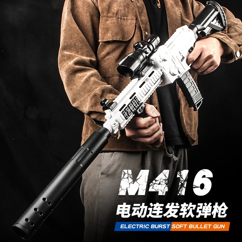 Soft bullet gun sniper electric gun toy automatic soft air gun for aged 14+ boys
