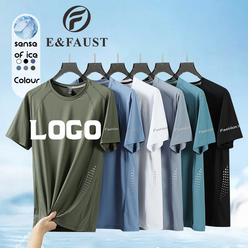 Factory Wholesale Mens Fitness Cotton Korean Tshirts Plain Bulk Custom Print Logo Gym Compression Tshirt/