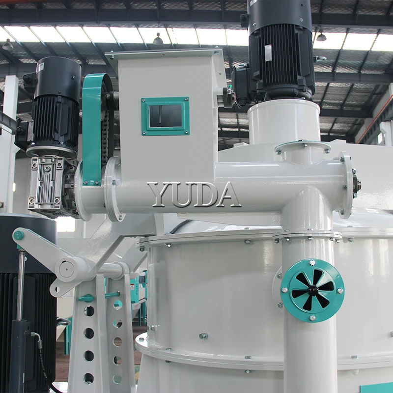 YUDA High Production Vertical Pulverizer Feed Pellet Grinding Machine for Pellet Making