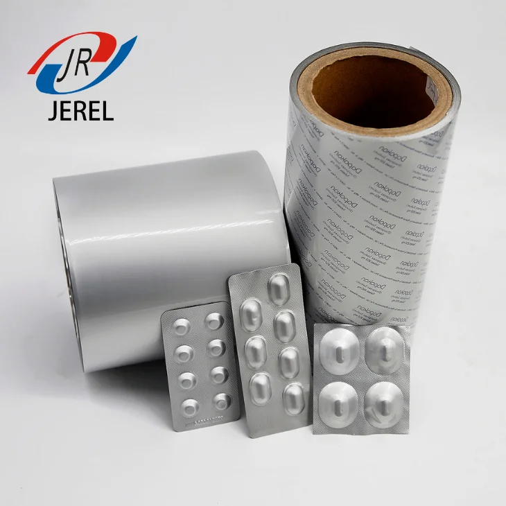 JEREL Pharmaceutical alu alu cold forming aluminum blister pack foil