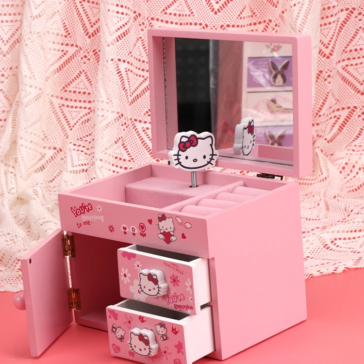 
Fast Shipping 2 Drawer 1 Door Jewelry Storage Box 