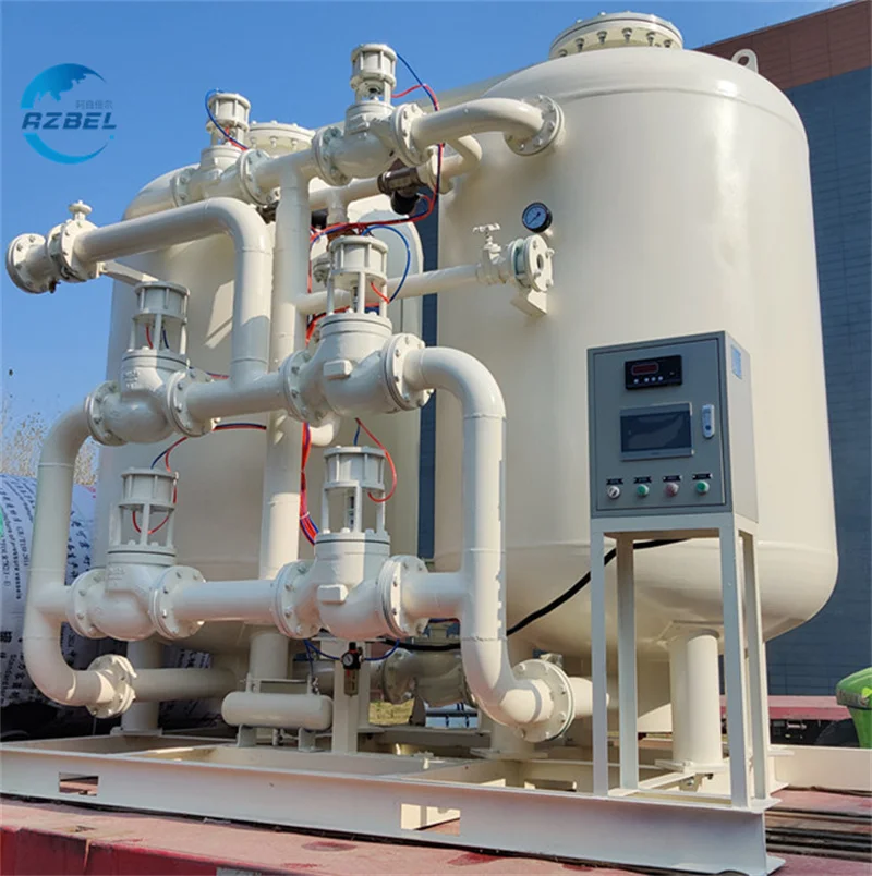 Промышленная Кислородная установка AZBEL 100 LPM PSA кислородная газовая с емкостью заполнения цилиндра 6 м3 и бустерным насосом