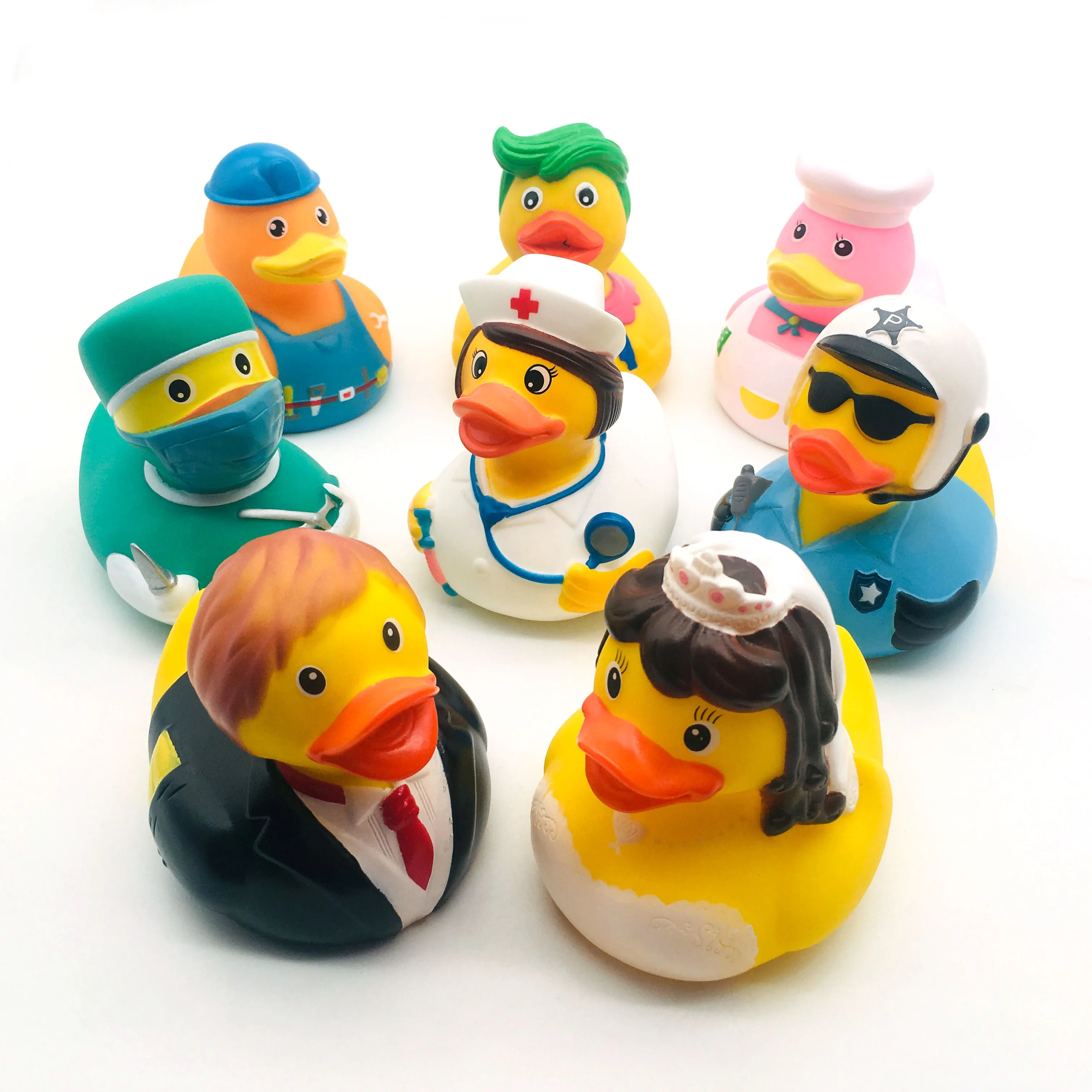 Резиновая утка день святого валентина солнцезащитные очки для ванны животных спринклер воды игрушка Желтая резиновая