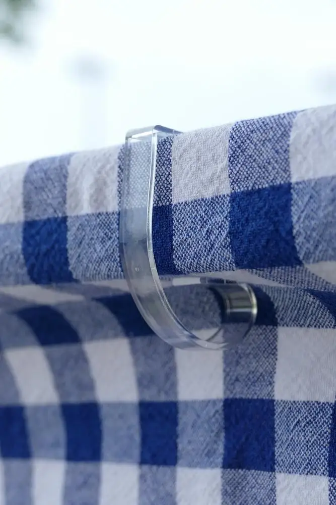 
Clear Plastic Tablecloth Clips Table cloth Cover Clips Picnicking Accessory 