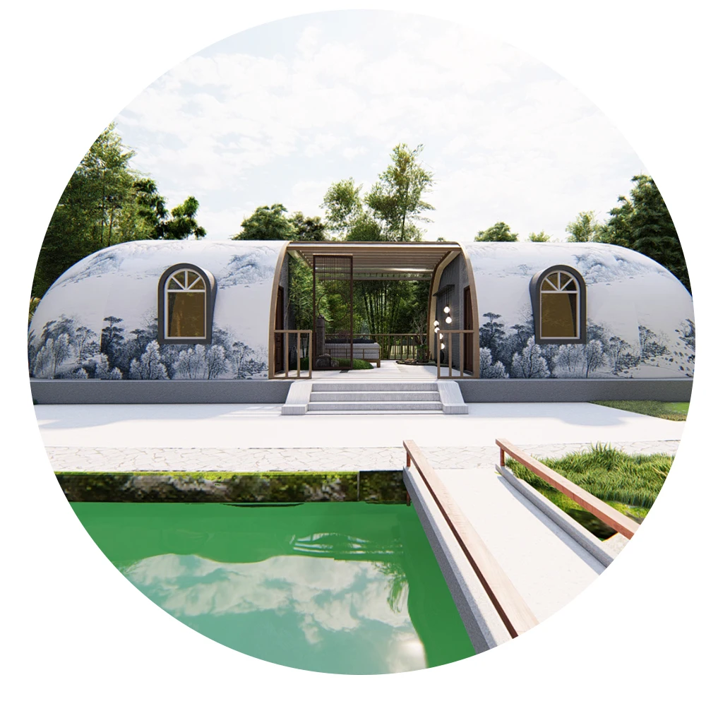 Ecological building dome house price prefabricated module Polystyrene dome Graphene Spherical room
