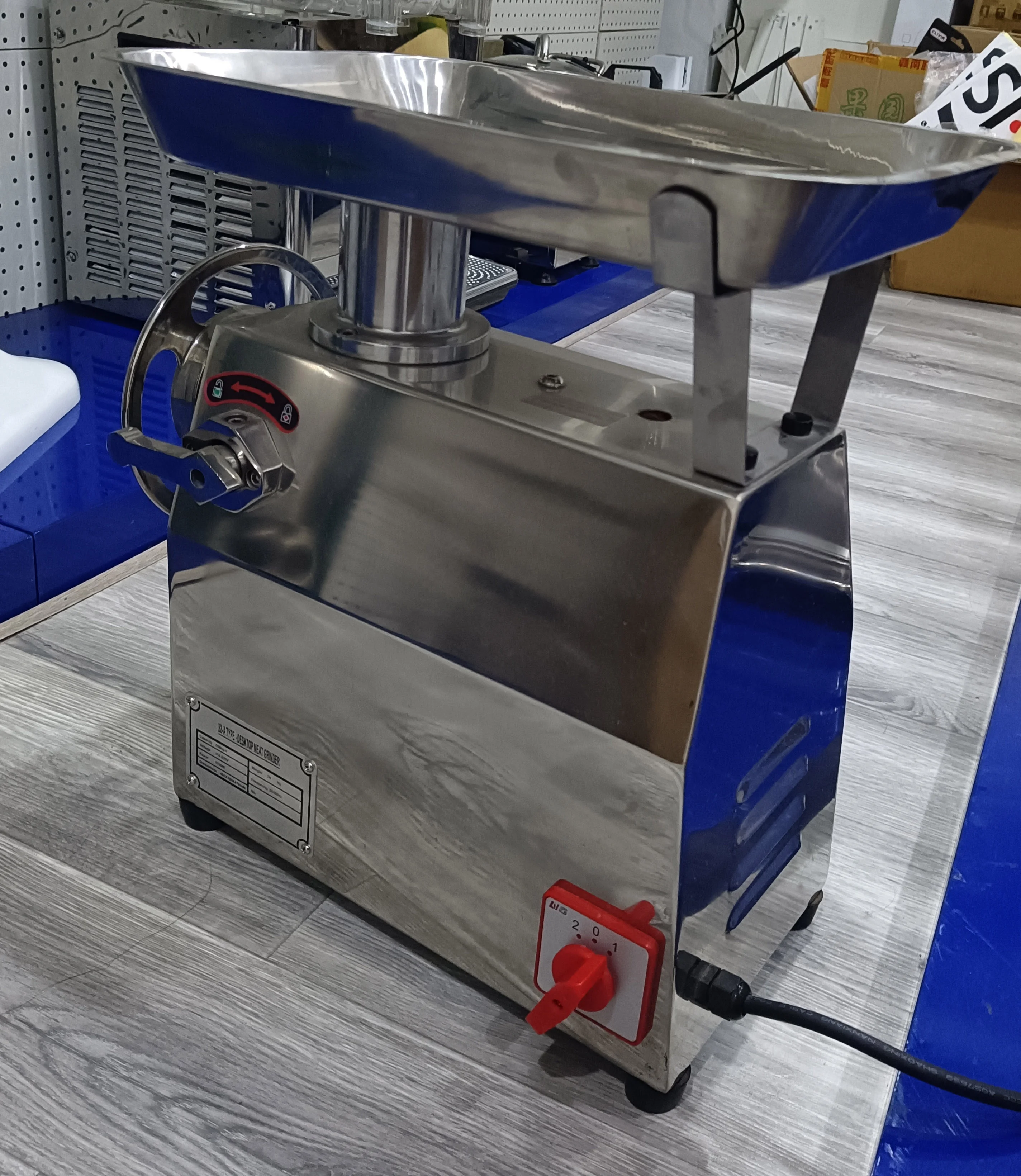 GRT-MC22 Gear Driving Stainless Steel Copper Motor Type 22 Meat Grinder Meat Mincer