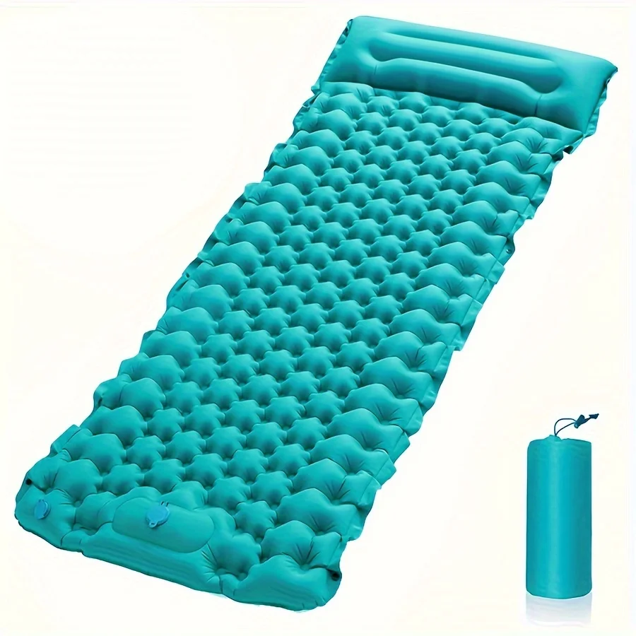 Air Matress Ultra Light Durable Camping Self Inflating Sleeping Mat with Built-in Foot Pump Lightweight Sleeping Pad