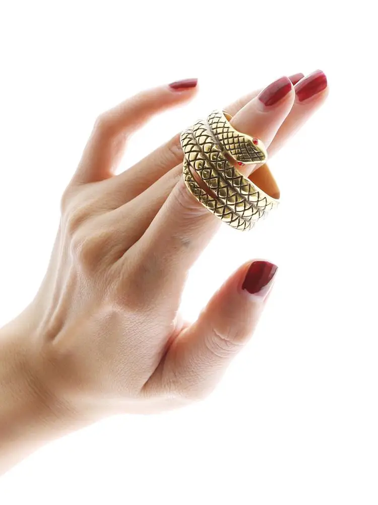 Golden Snake Cock ring COBRA GLANS RING Stainless Steel Male Sex Ring Stop Premature Ejaculation Erection