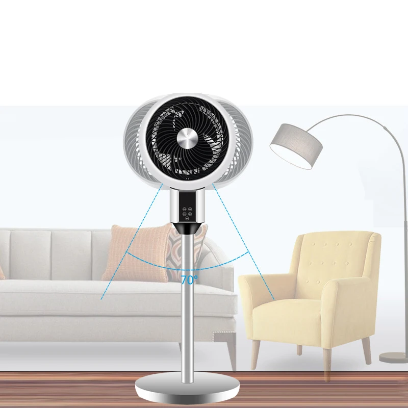 2021 New Arrival 45W Remote Control Low Noise Whole House Cooling Air Circulation Antique Tower Pedestal Fans